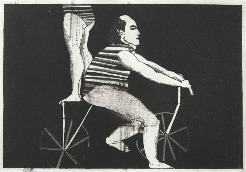 GEORGE BALDESSIN - Performers with Bicycles