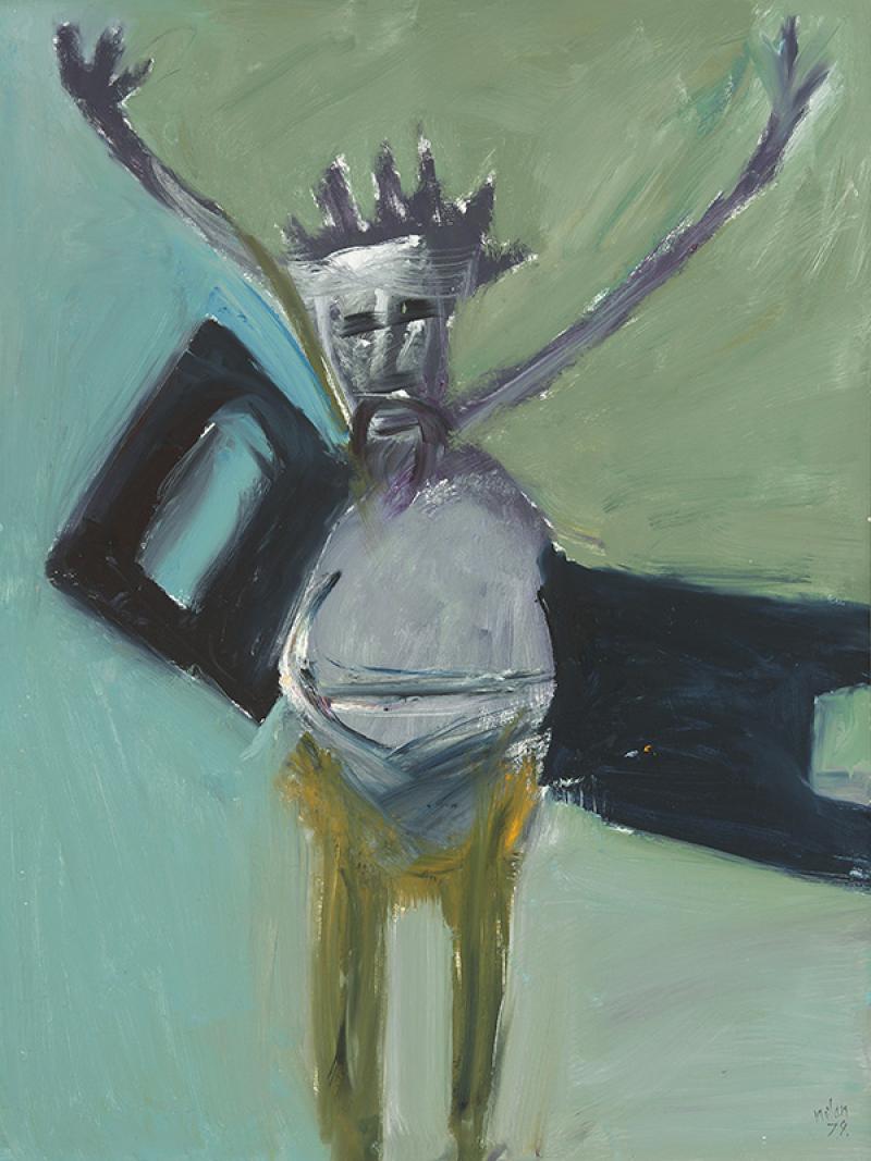 SIDNEY NOLAN - Crucifix and Armour