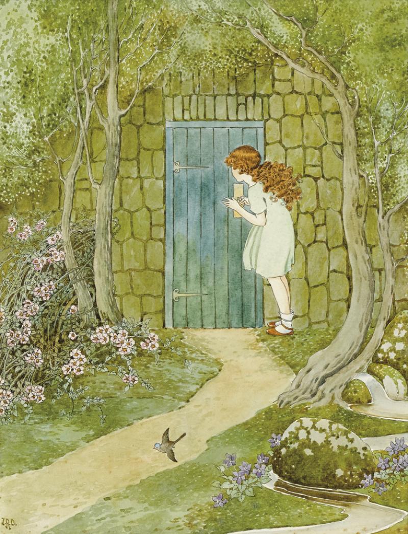 Ida Rentoul Outhwaite - The Little Green Door