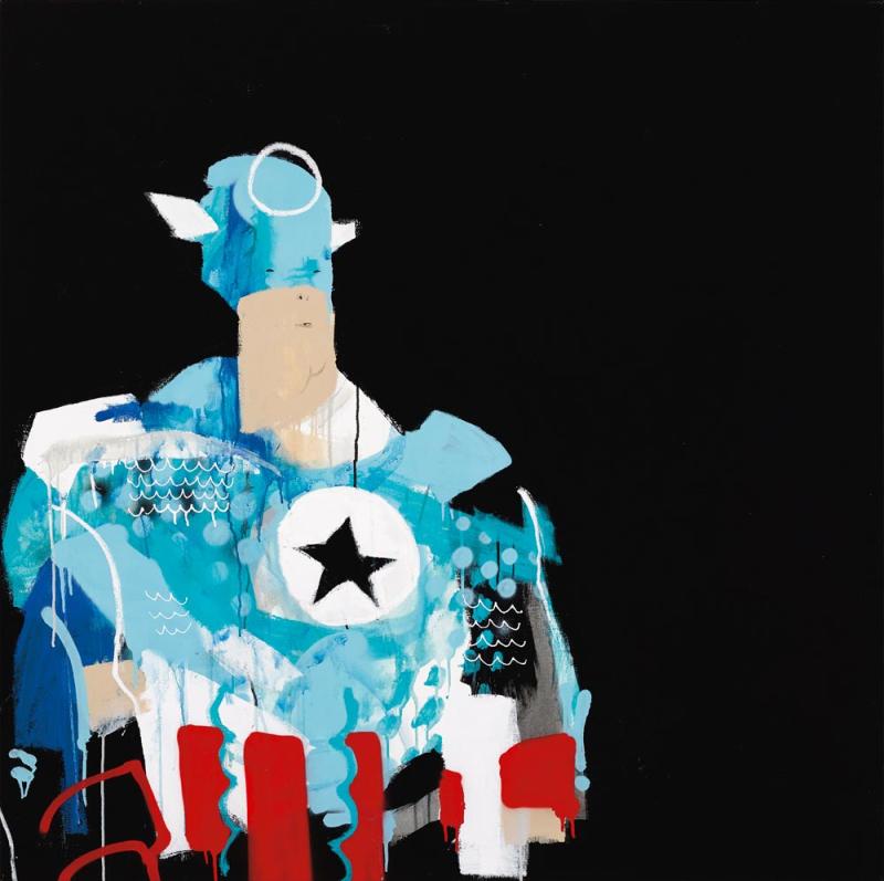 Anthony Lister - Captain America