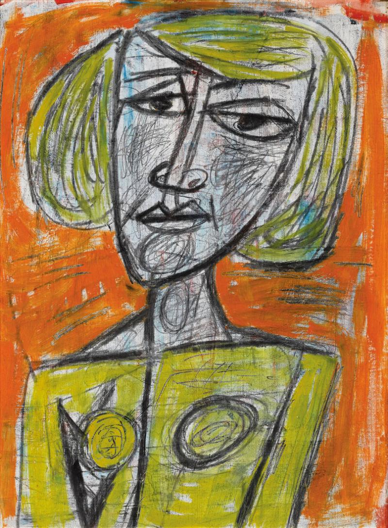 Tony Tuckson - Untitled (Portrait of a Seated Woman)