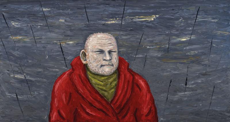 Peter Booth - Man in Red Coat