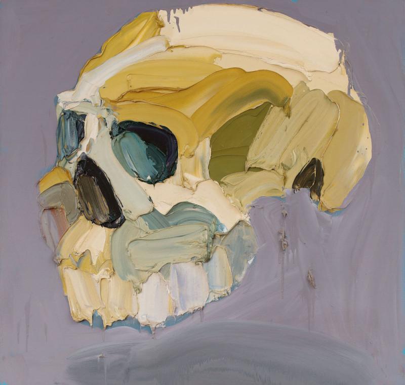 Ben Quilty - Grey Skull